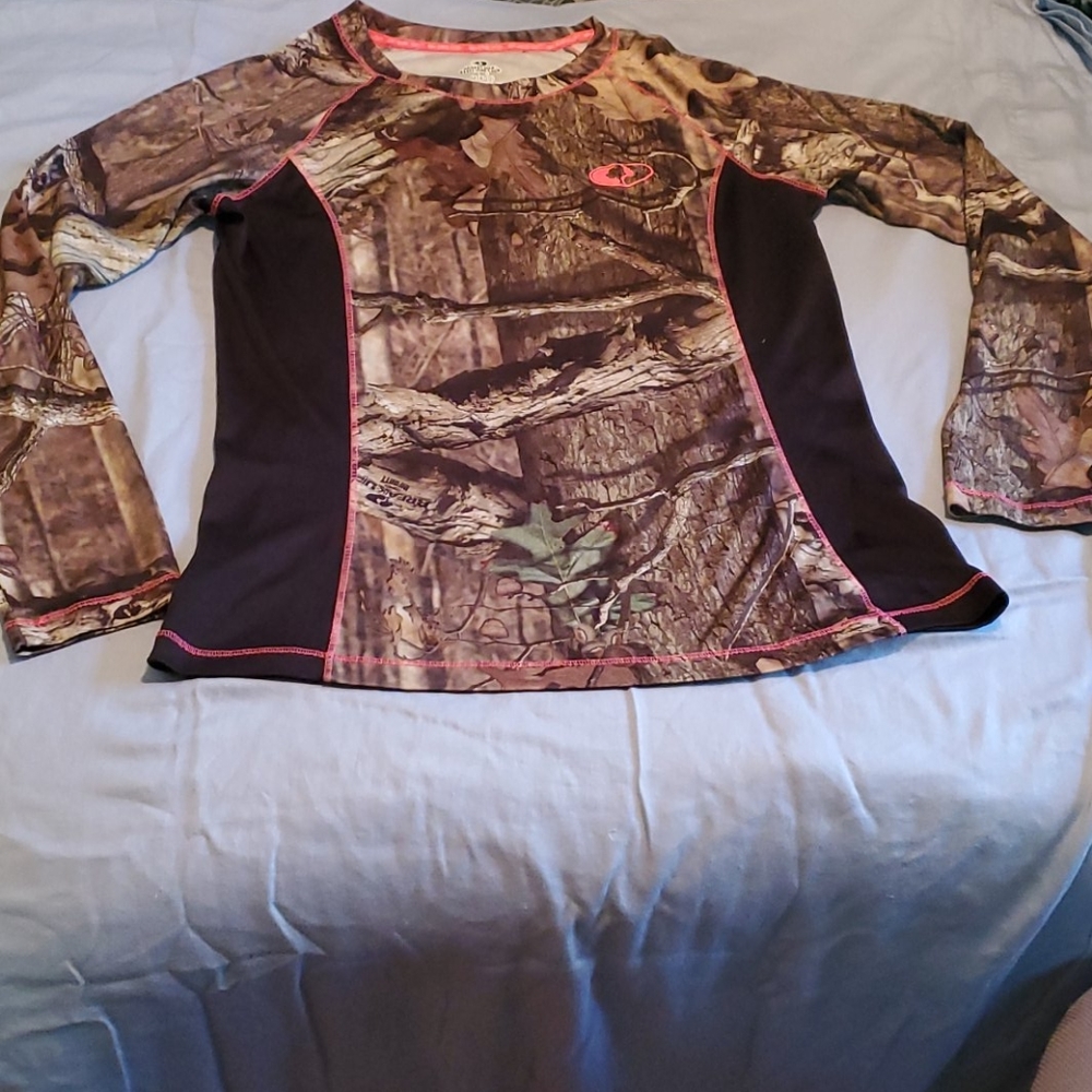 Mossy Oak Break Up Infinity-Ladies Long Sleeve Shi